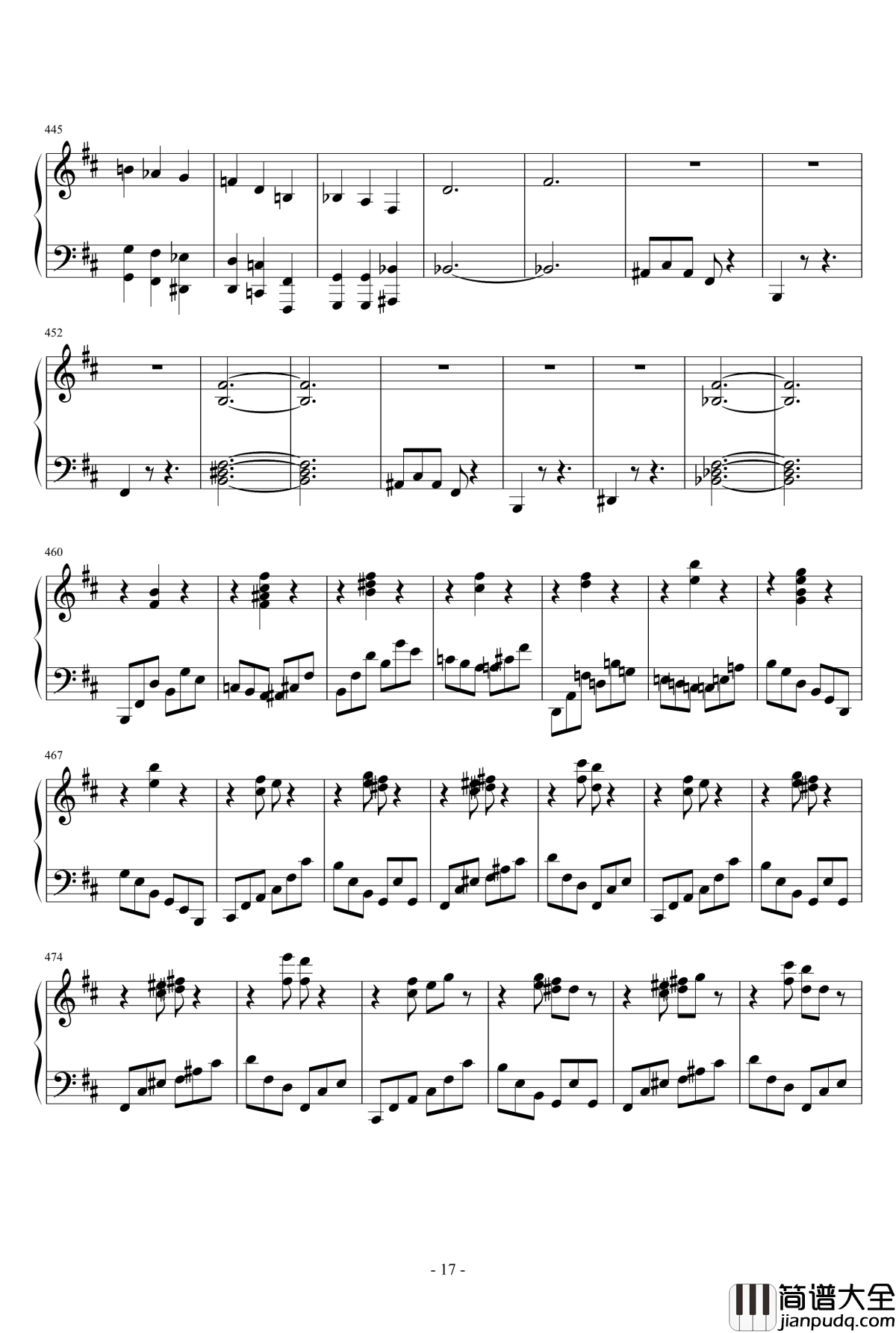 谐谑曲钢琴谱_两只老虎_K550