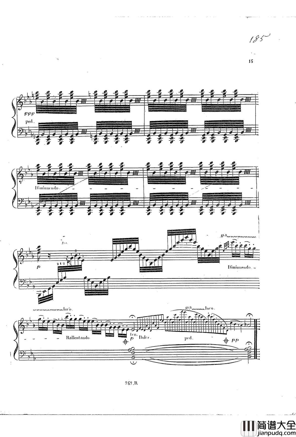 _on_an_original_theme钢琴谱_车尔尼_Czerny_Carl_Czerny_Op.42_No.6