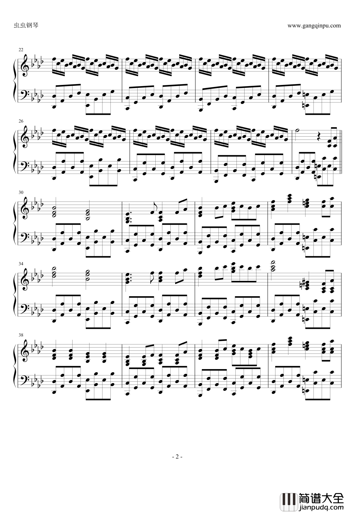 Taketori_Hishou钢琴谱_Piano_Etudes_zun