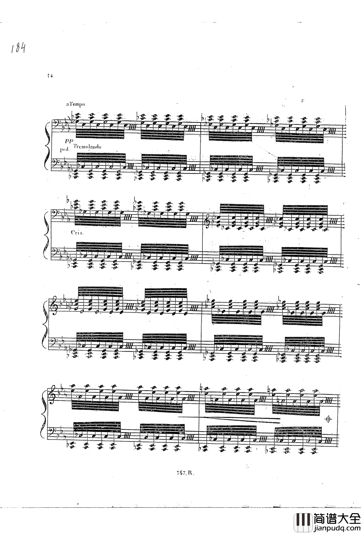 _on_an_original_theme钢琴谱_车尔尼_Czerny_Carl_Czerny_Op.42_No.6