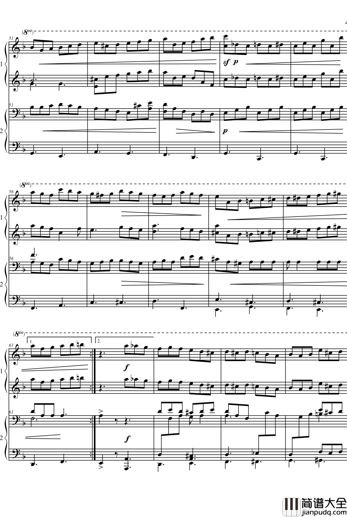 TARANTELLA_IN_3rd_CLASS钢琴谱_海上钢琴师