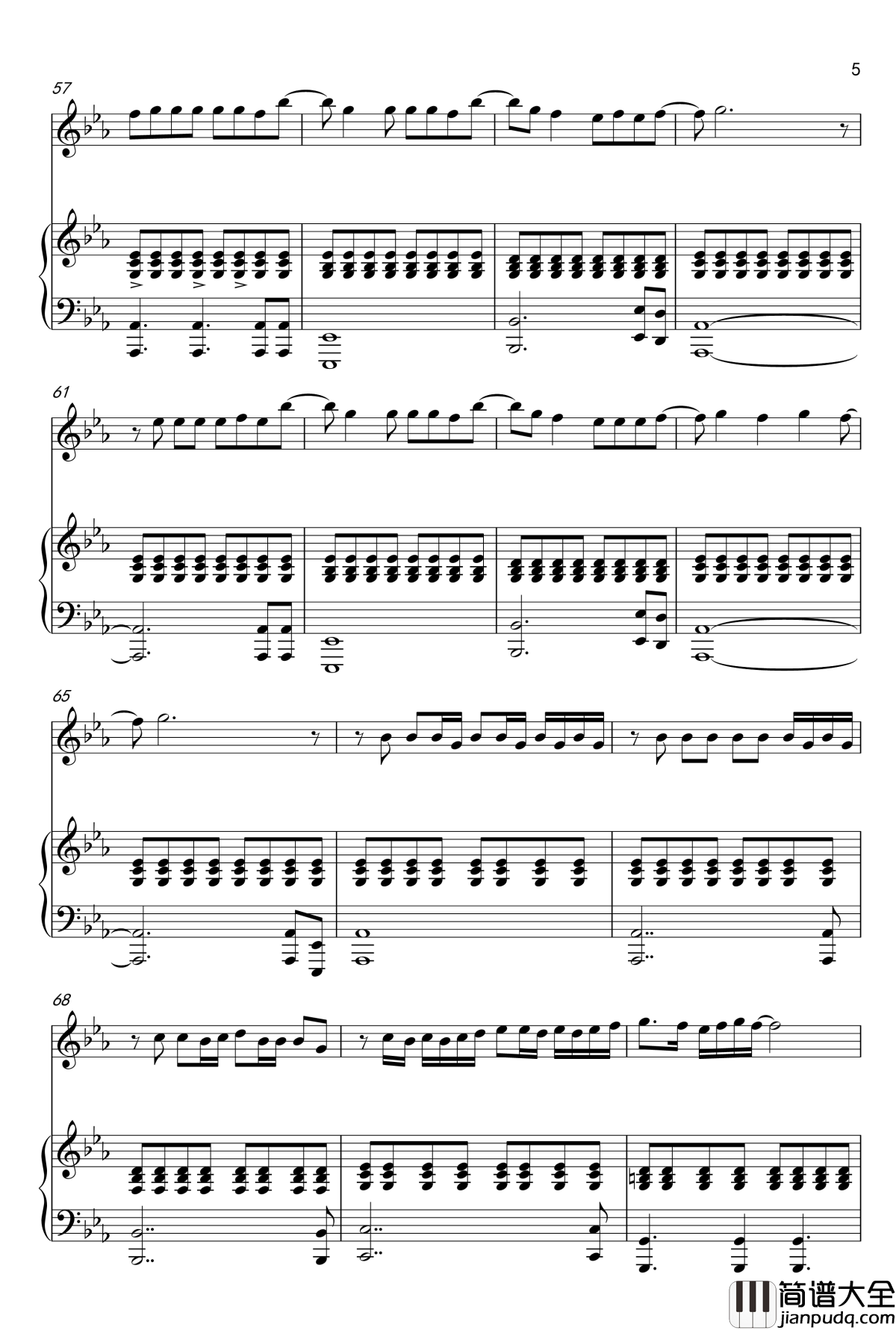 empire_state_of_mind钢琴谱_钢琴伴奏_ALICIA_KEY