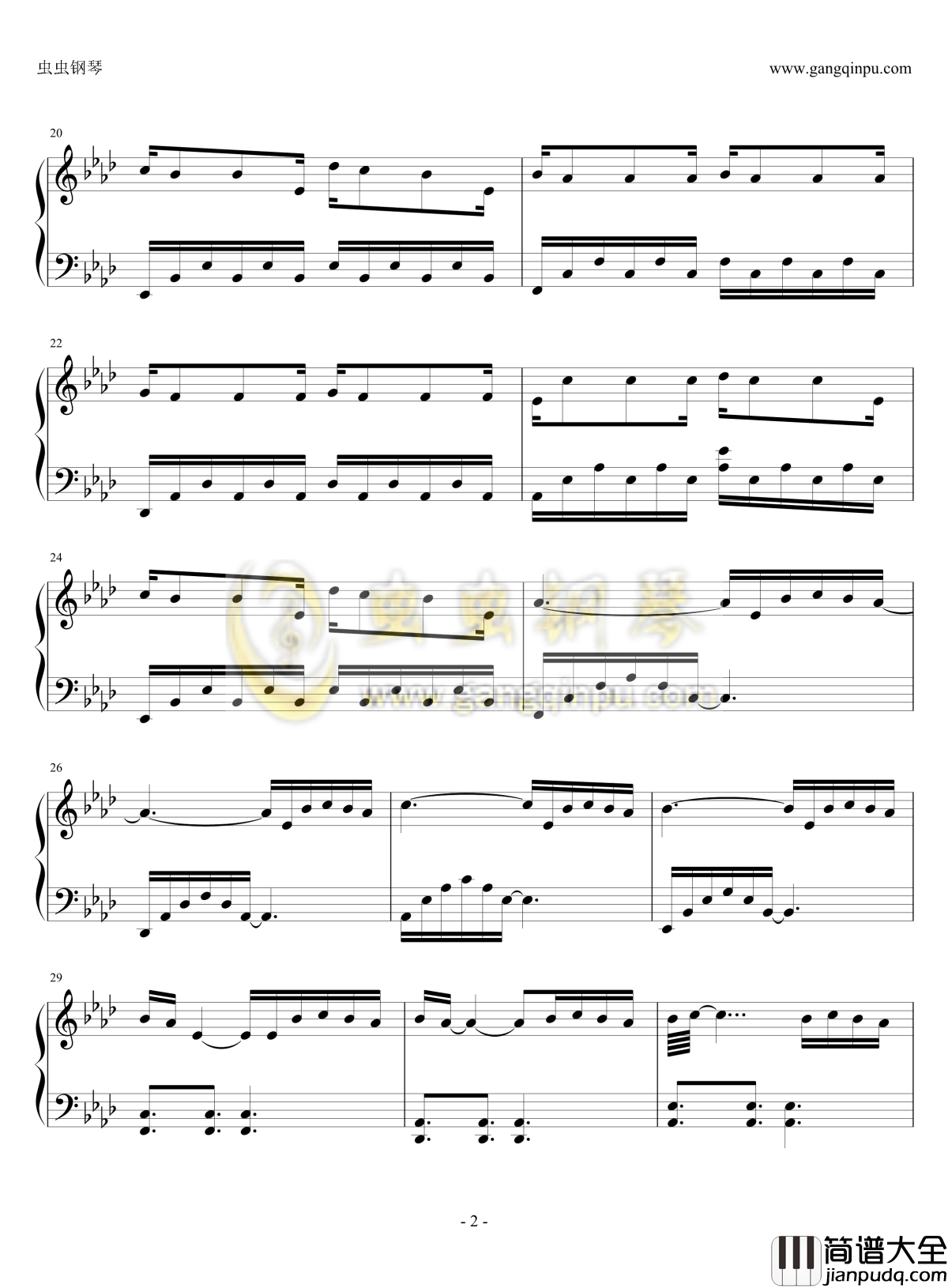 Nuvole_Bianche钢琴谱_Ludovico_Einaudi