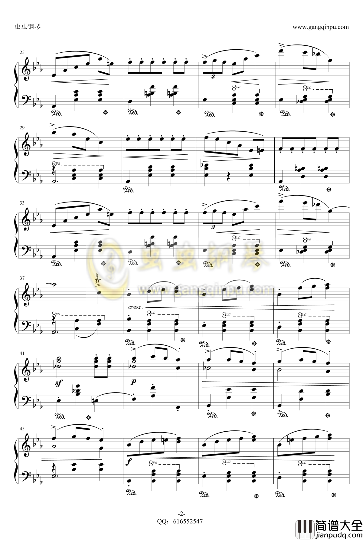 降E大调辉煌的大圆舞曲钢琴谱_金龙鱼_肖邦_chopin_