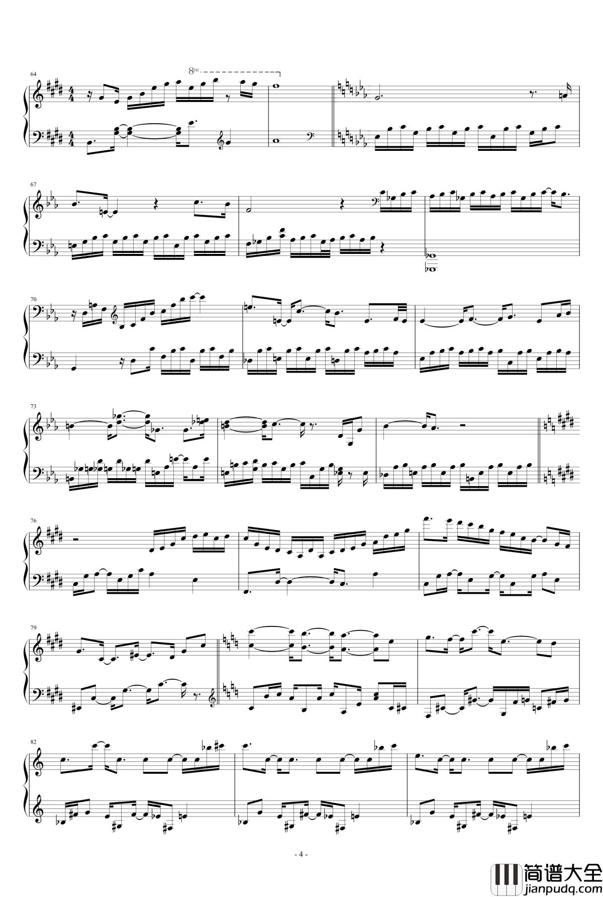 Impromptu钢琴谱_Eldar_Djangirov