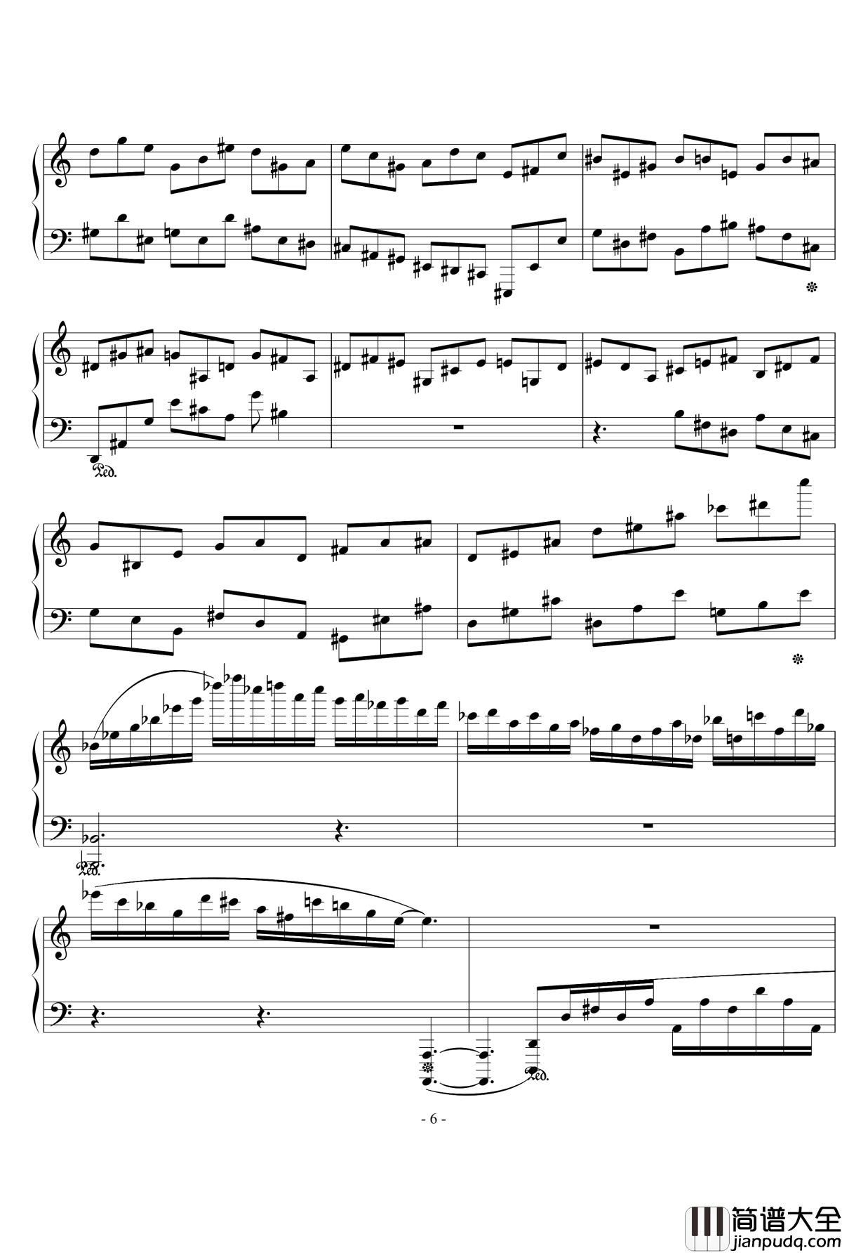 浪漫主义音乐的传统钢琴谱_幻想曲_D大调_流行追梦人