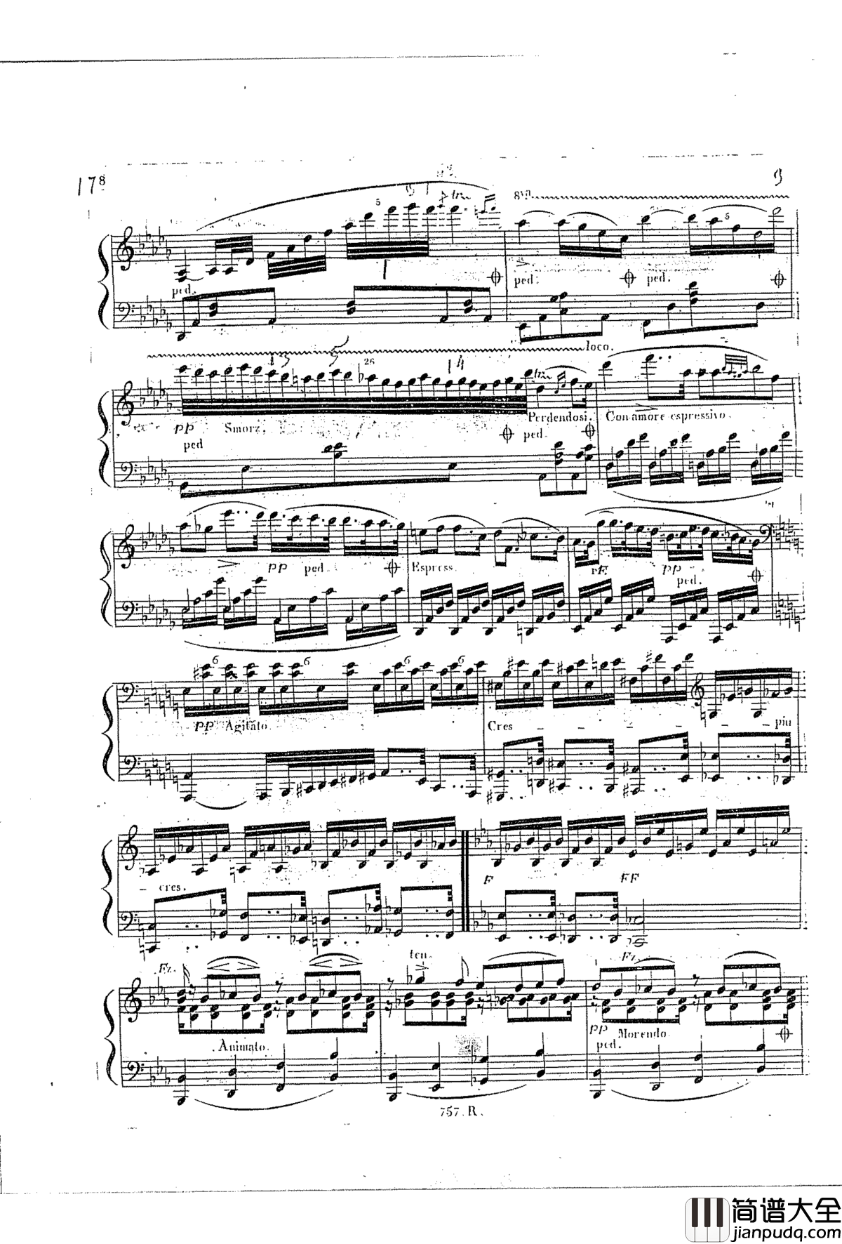 _on_an_original_theme钢琴谱_车尔尼_Czerny_Carl_Czerny_Op.42_No.6