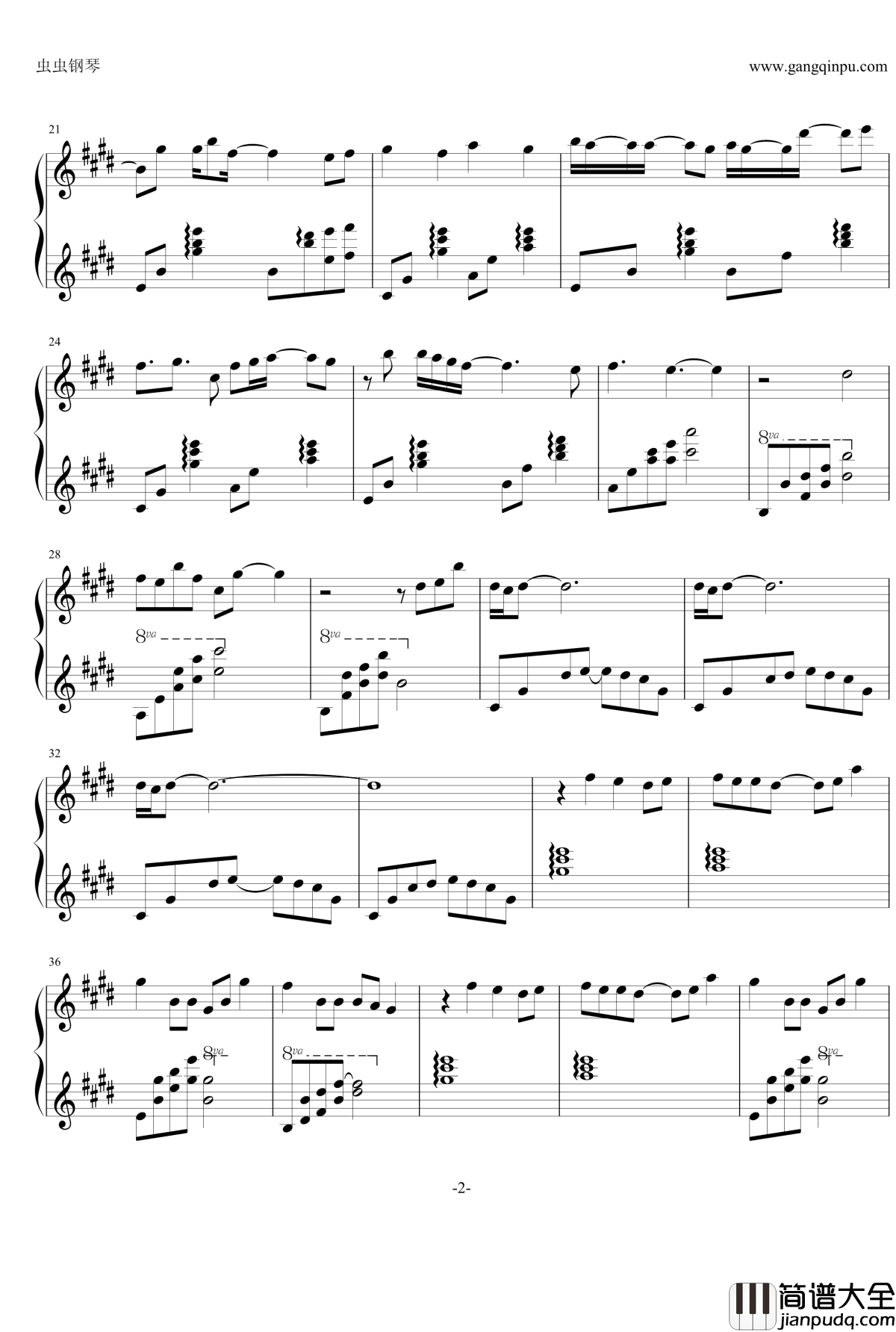 流光钢琴谱_Music_Box_Ver_RURUTIA