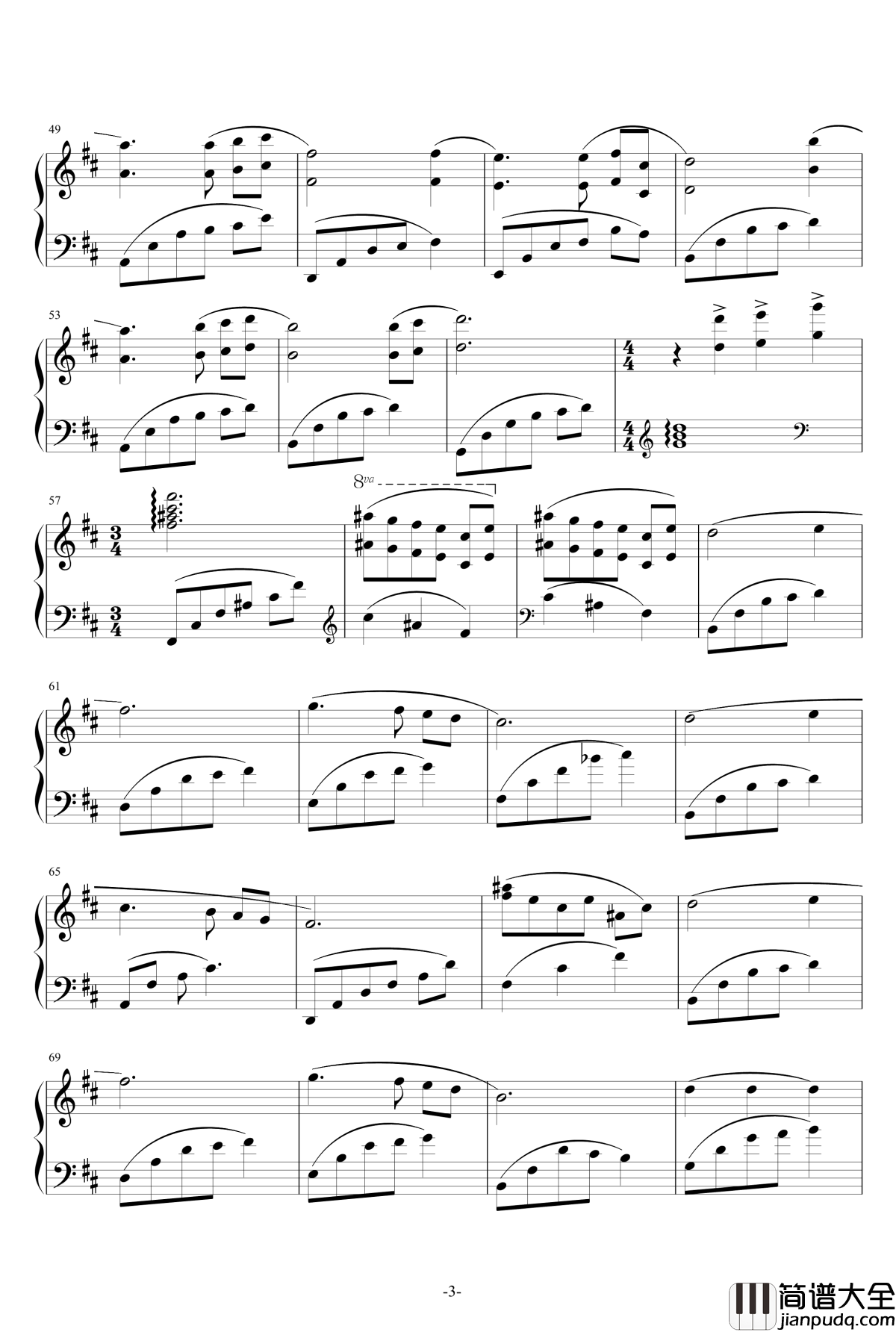 冬日遐想钢琴谱_Mrjoeconan