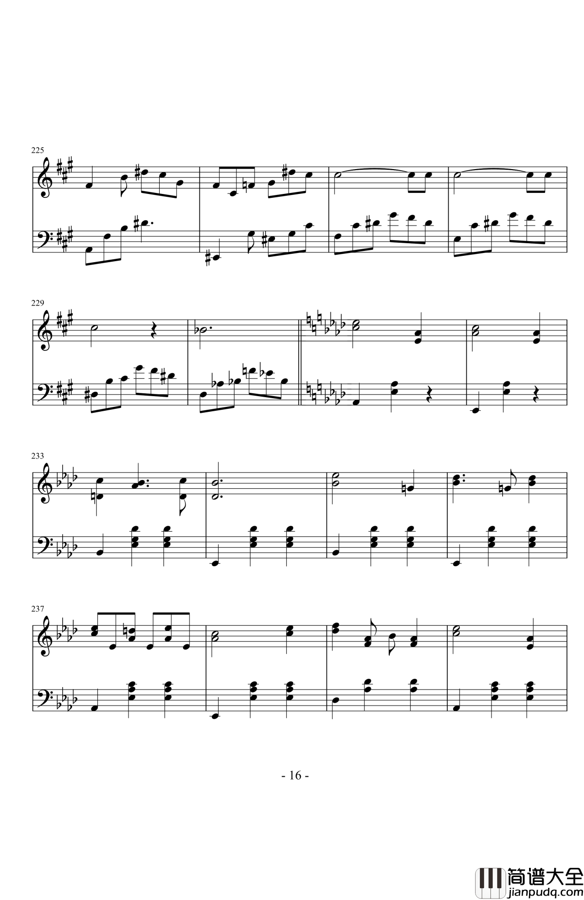 随想曲——动与静钢琴谱_江畔新绿