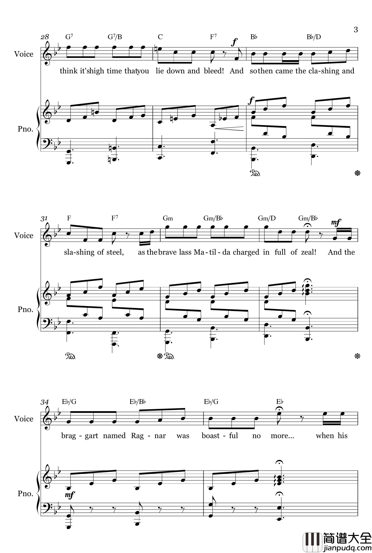 Ragnar_The_Red钢琴谱_老滚5_作废_上古卷轴