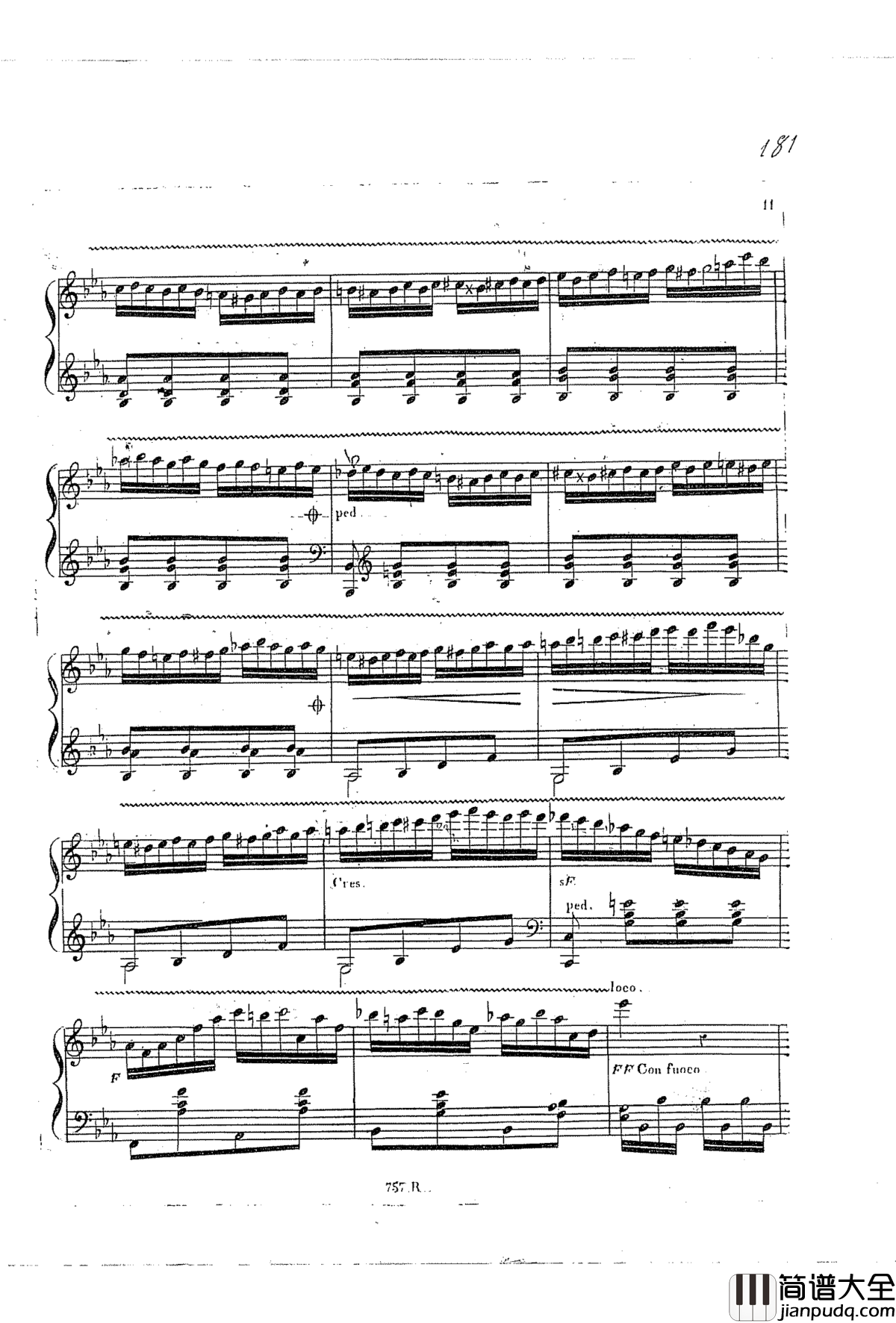_on_an_original_theme钢琴谱_车尔尼_Czerny_Carl_Czerny_Op.42_No.6