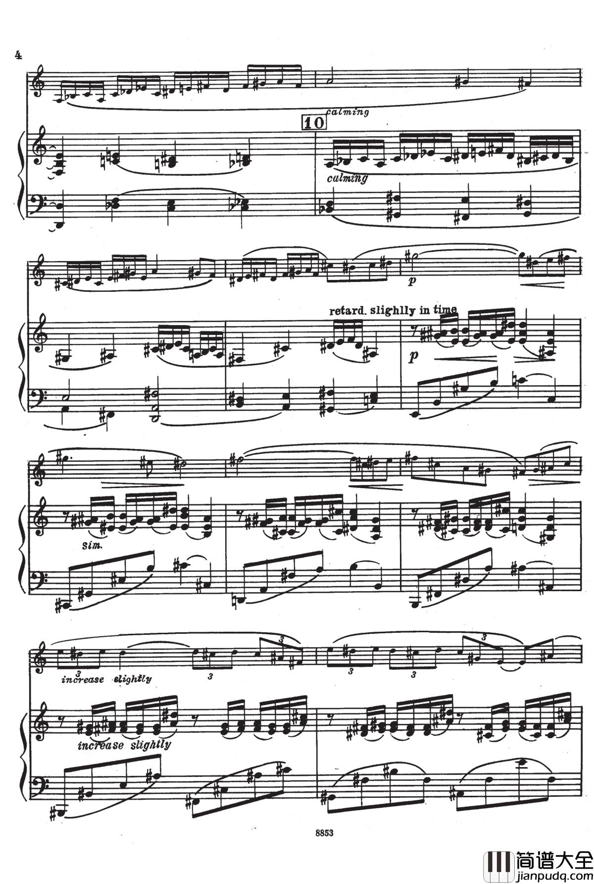 Creston_Sonata_OP.19_I钢琴谱_克里斯顿