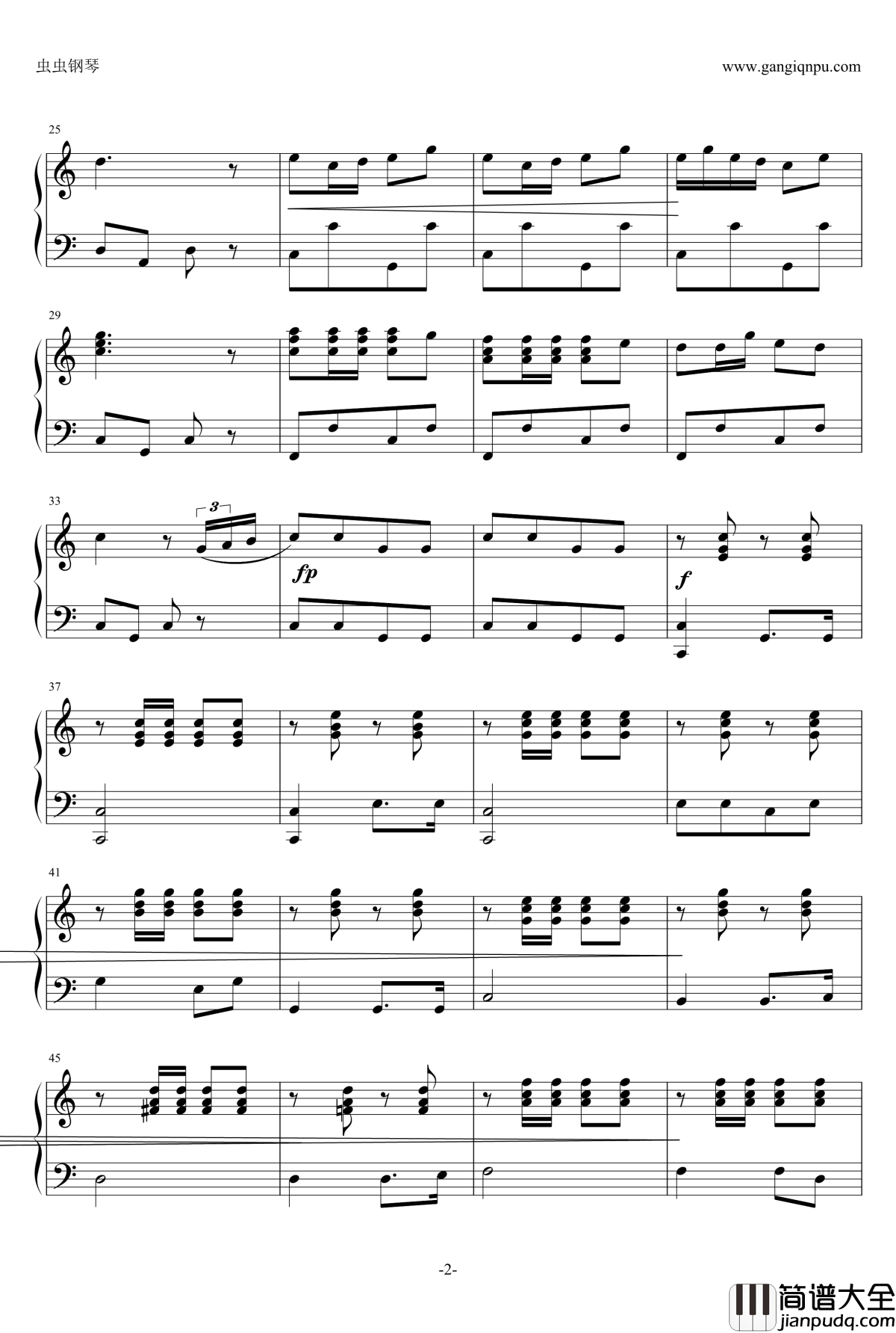骑兵进行曲钢琴谱_【重制版】_世界名曲