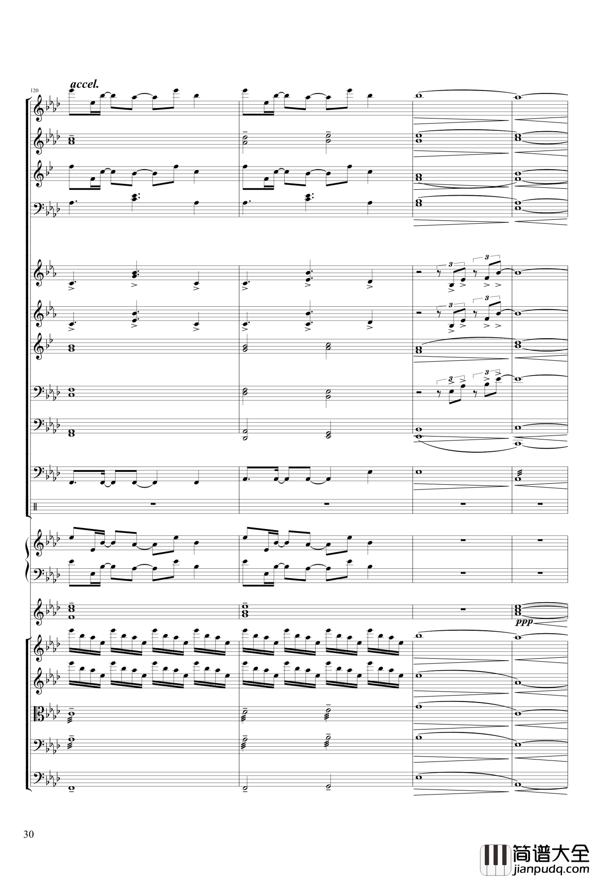 极乐已去钢琴谱_WinXP纪念曲_10572578