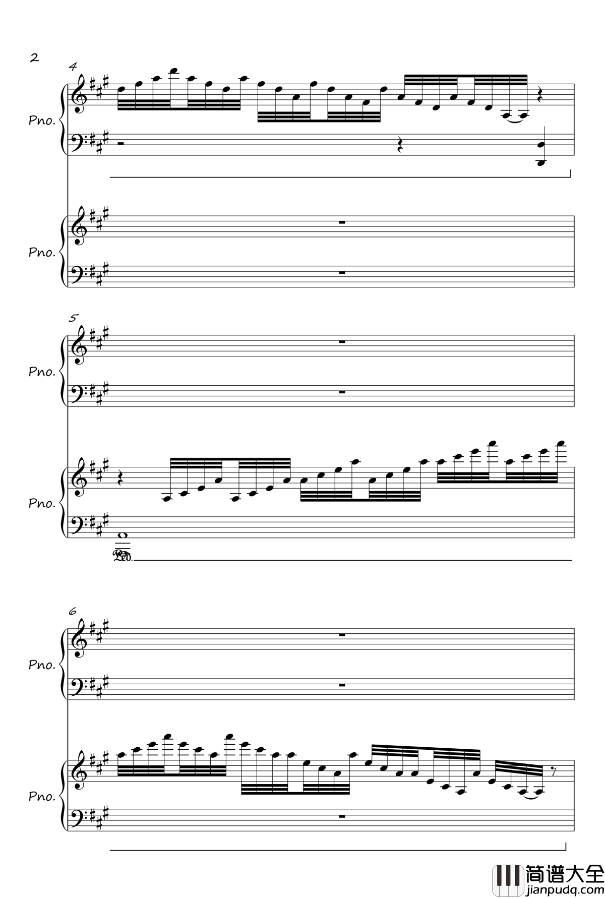 River_Flows_In_You钢琴谱_Yiruma