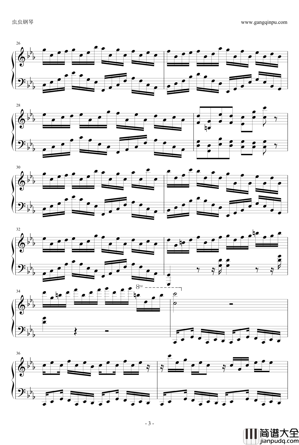 克罗地亚狂想曲钢琴谱_马克西姆_Maksim·Mrvica