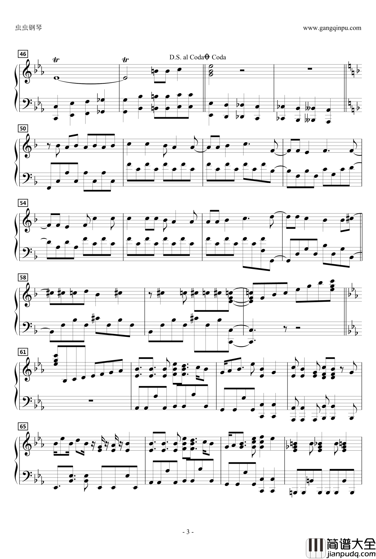 Utauyo!!MIRACLE钢琴谱_动漫