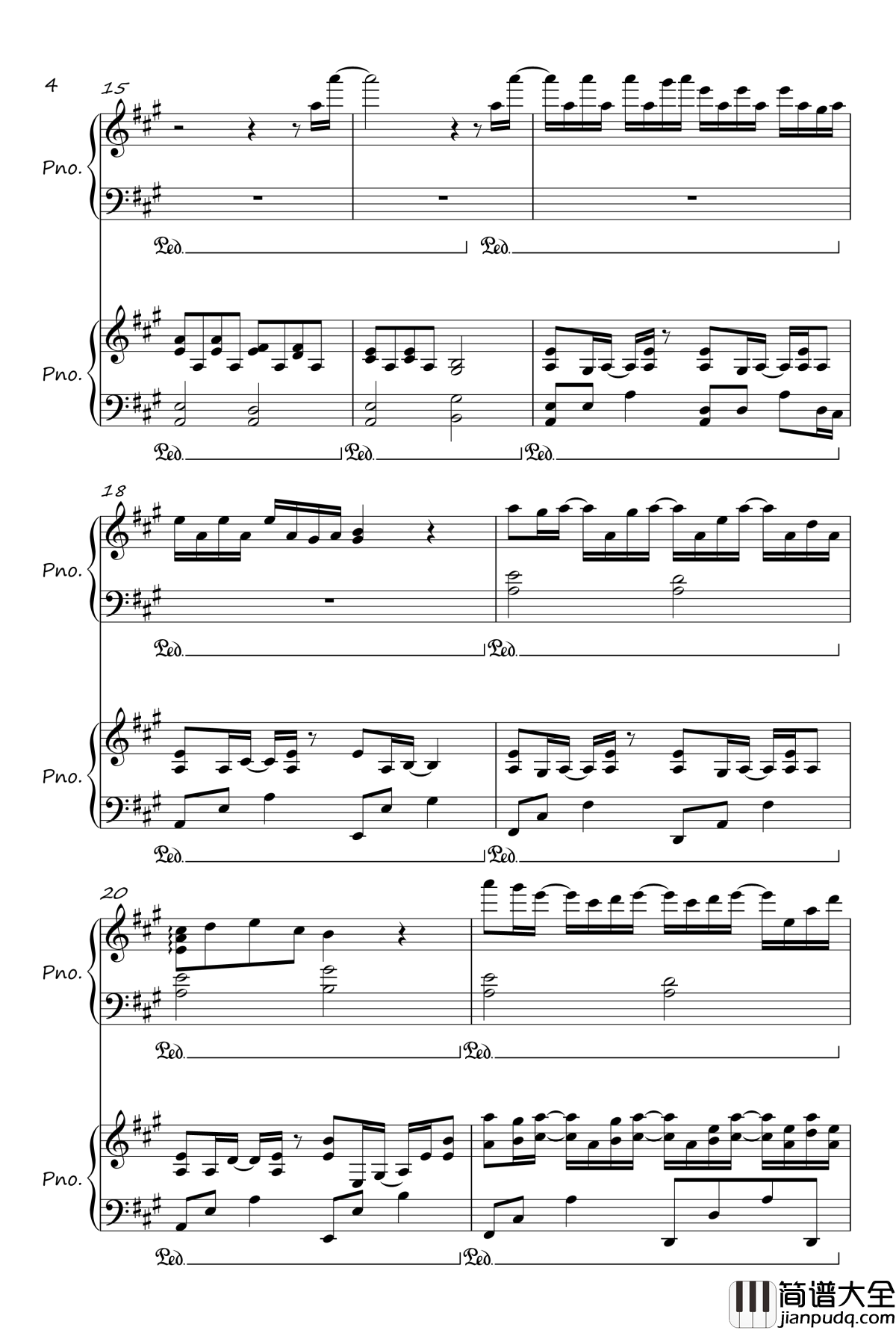 River_Flows_In_You钢琴谱_Yiruma