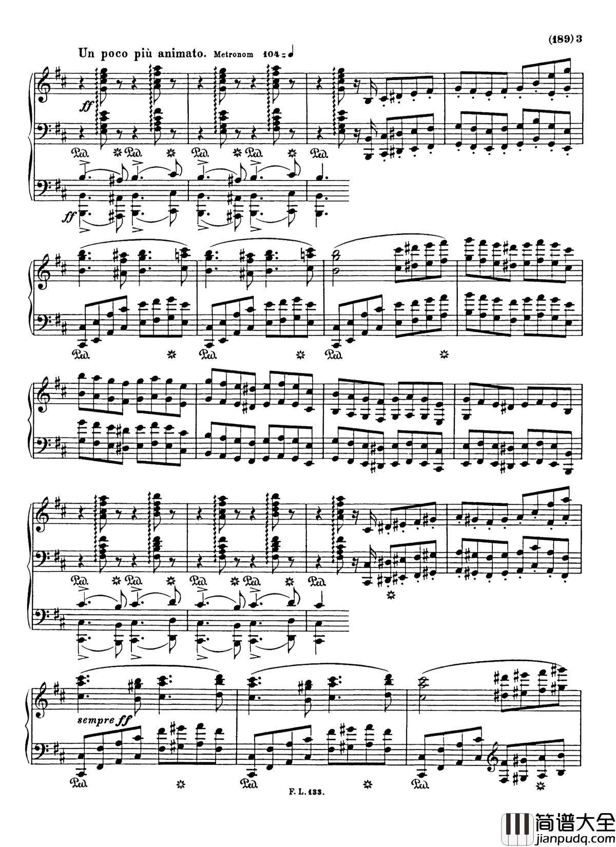 匈牙利狂想曲17钢琴谱_李斯特
