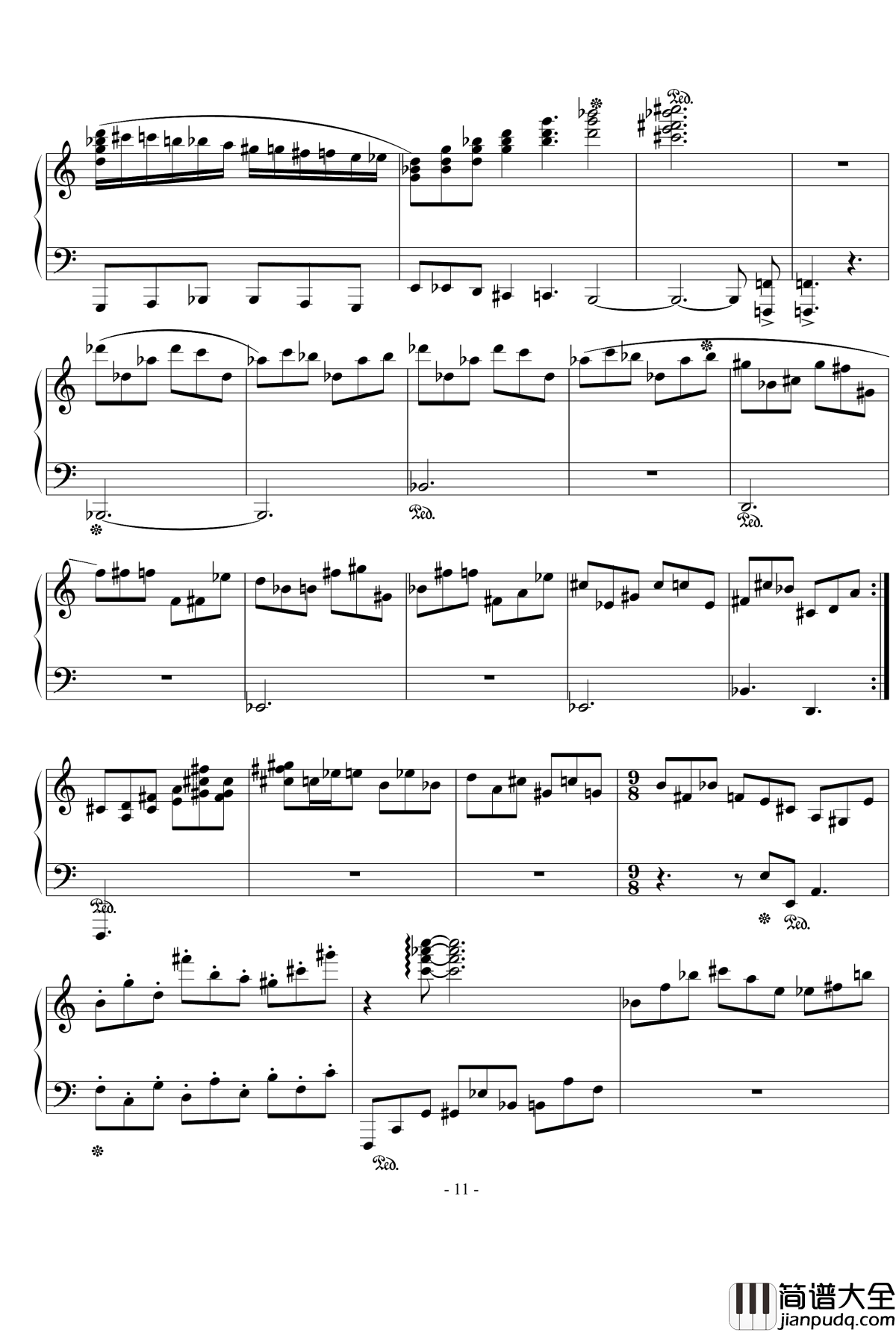 浪漫主义音乐的传统钢琴谱_幻想曲_D大调_流行追梦人