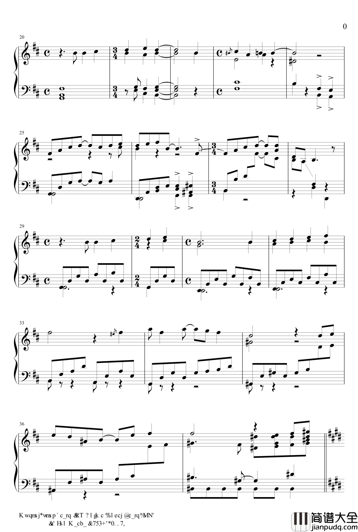 My_soul,_your_beats!_Angel_Beats_OP钢琴谱_麻枝准