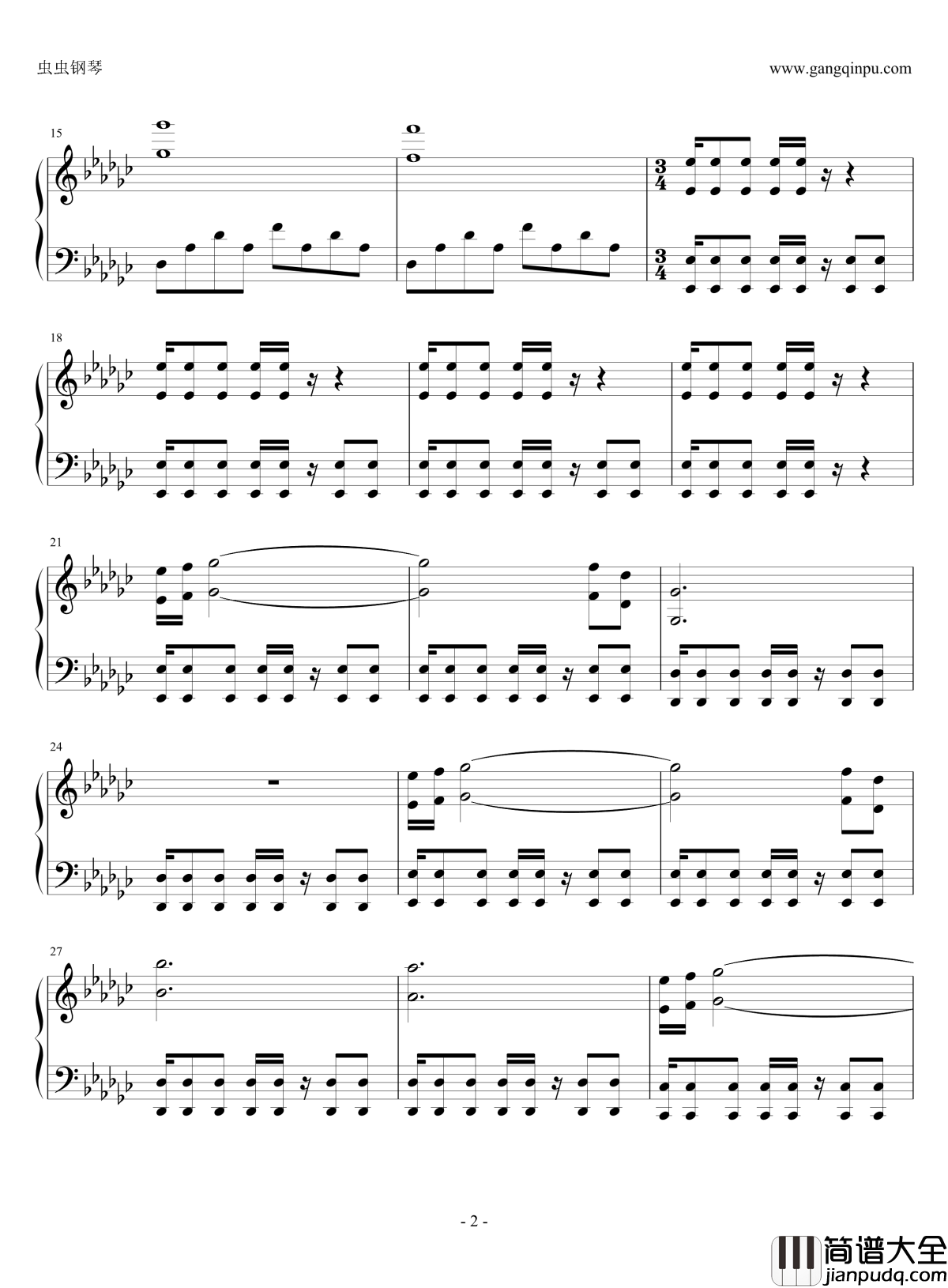 终结者钢琴谱_Hans_Zimmer