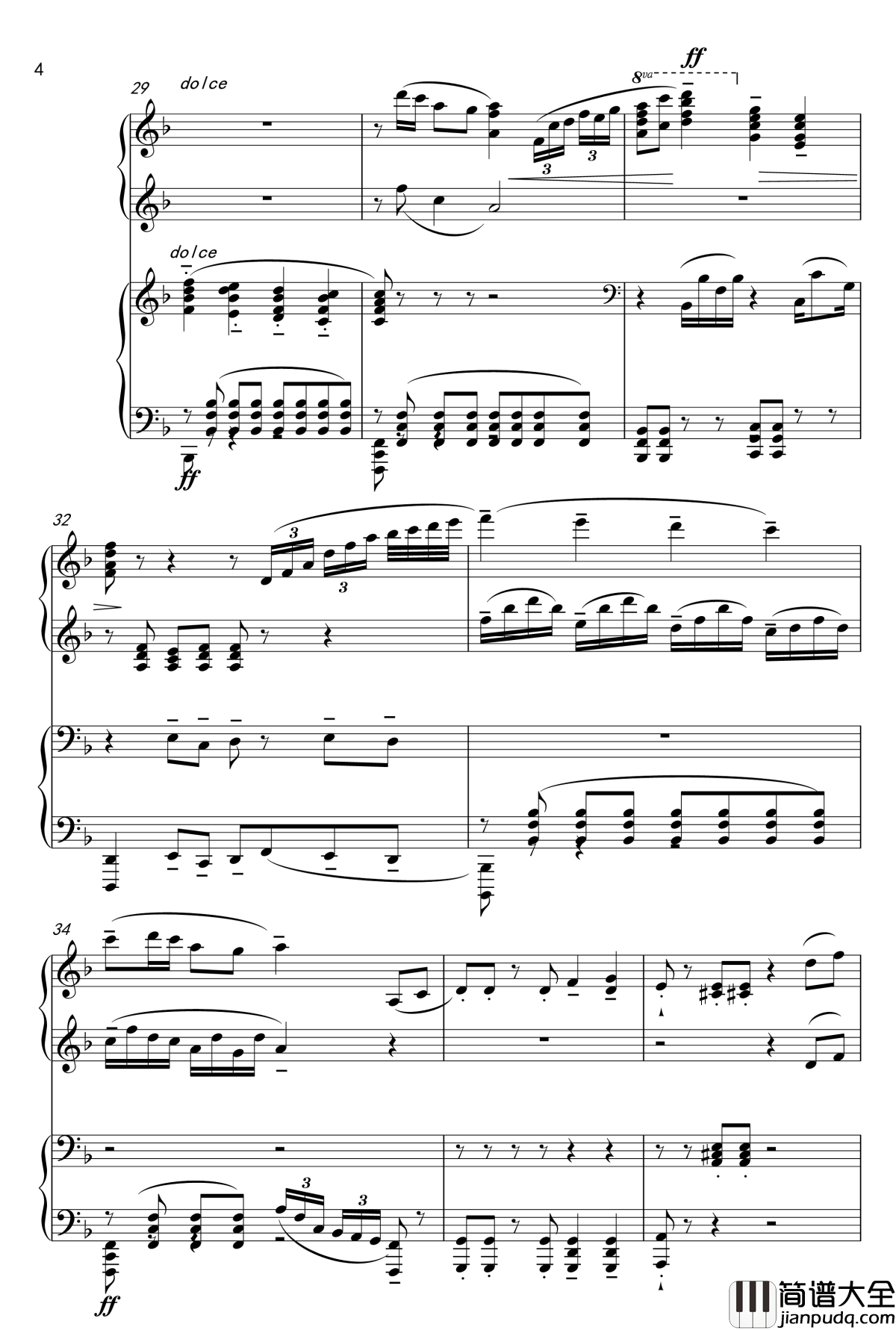 千本桜钢琴谱_Piano_Duet_by_Richam.Yin_初音未来