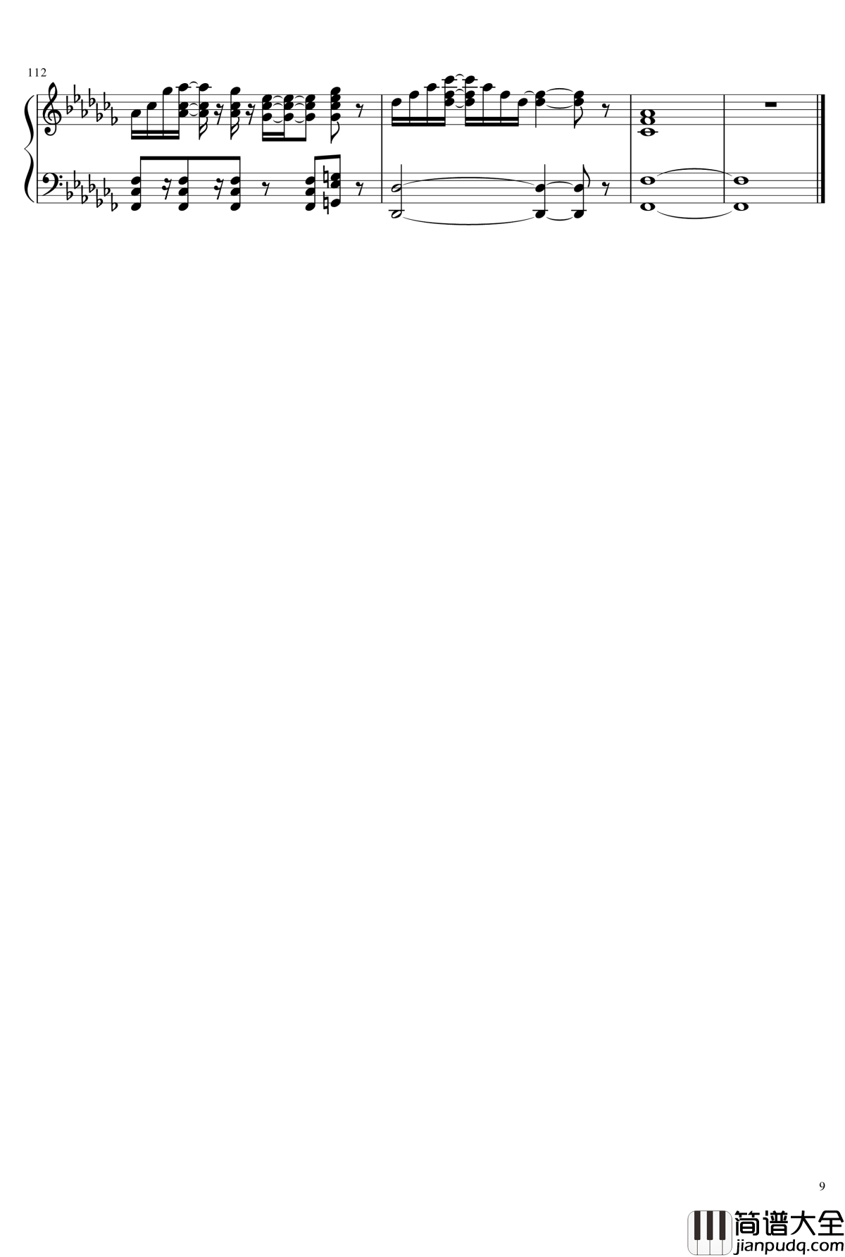 Rather_Be钢琴谱_钢琴伴奏___Clean_Bandit_Clean_Bandit