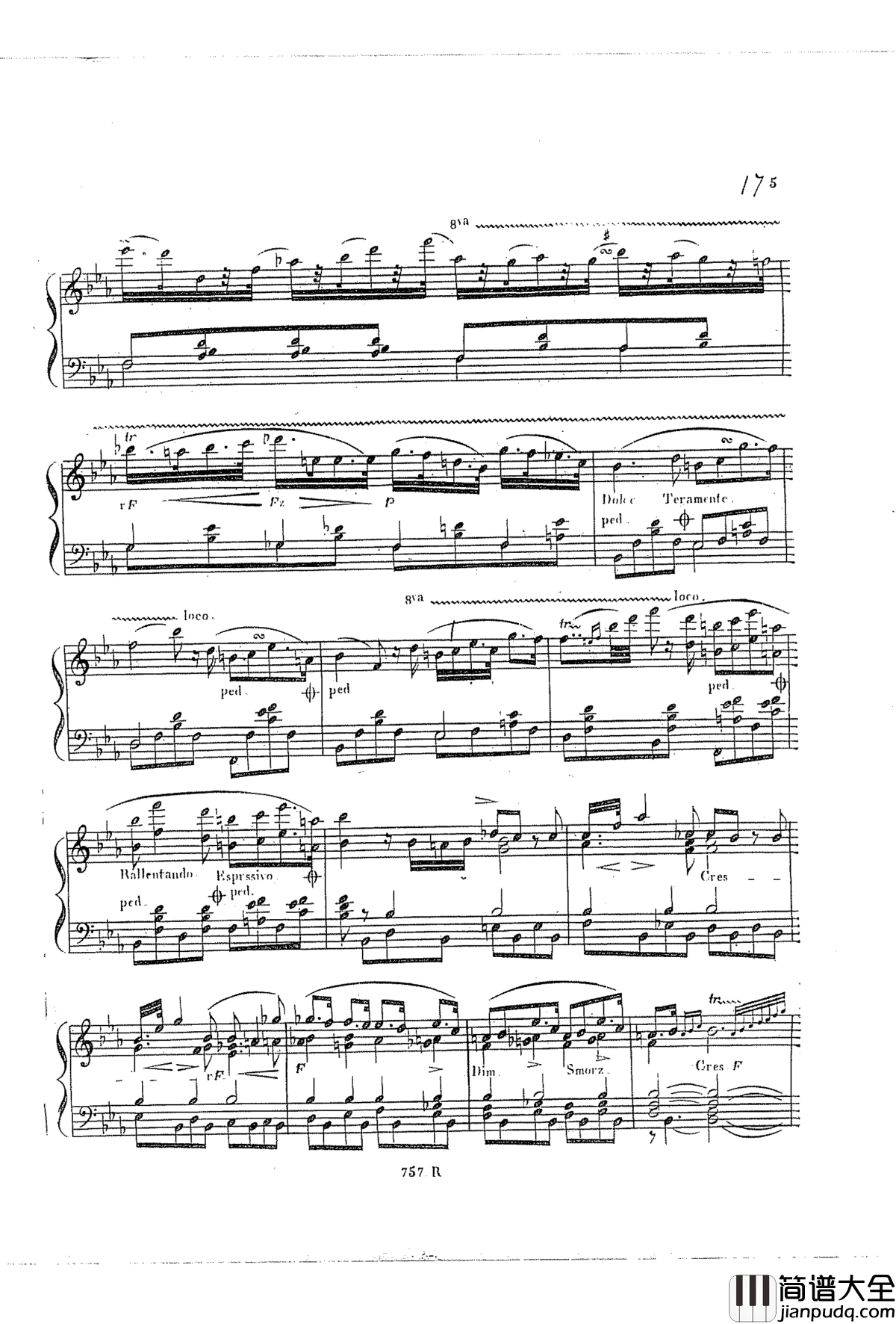 _on_an_original_theme钢琴谱_车尔尼_Czerny_Carl_Czerny_Op.42_No.6