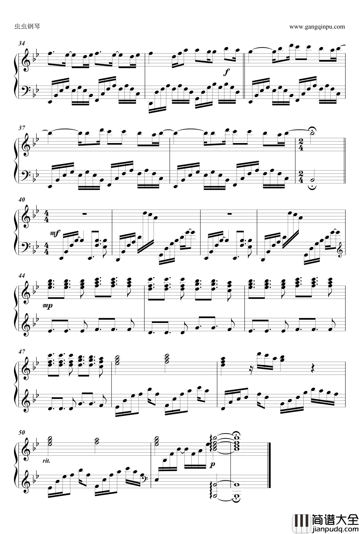 はちみつれもん___笑顔のままで_piano_version钢琴谱__はちみつれもん