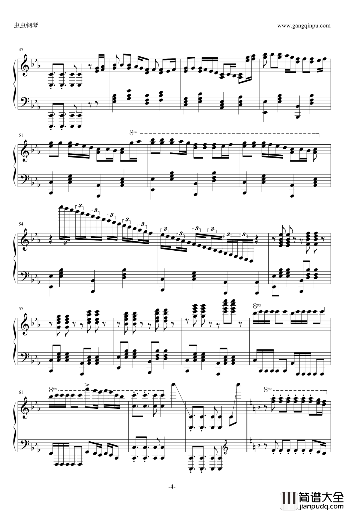 Fiesta狂欢节钢琴谱_马克西姆_Maksim·Mrvica