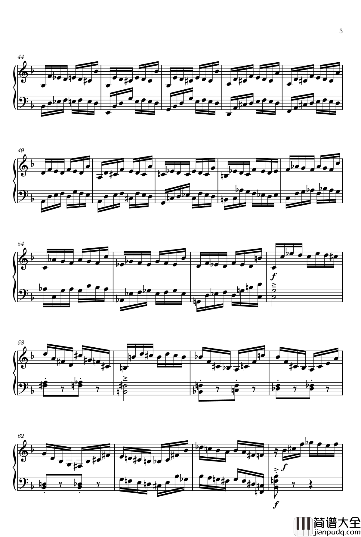 Etude_in_D_Minor钢琴谱_gyf513
