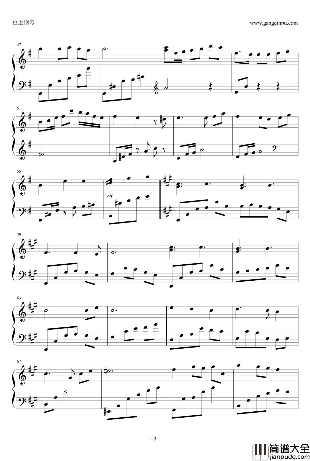 A_Silent_Summer钢琴谱_言叶之庭插曲_言の葉の庭