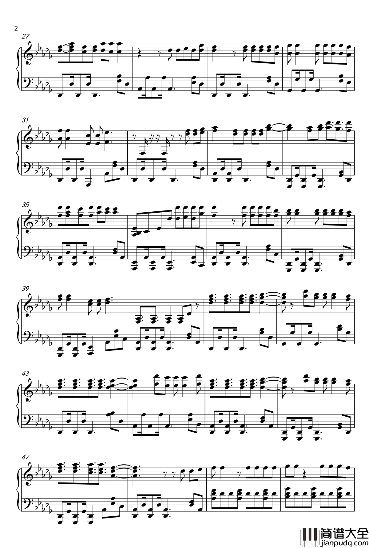 Try_Everything钢琴谱_疯狂动物城