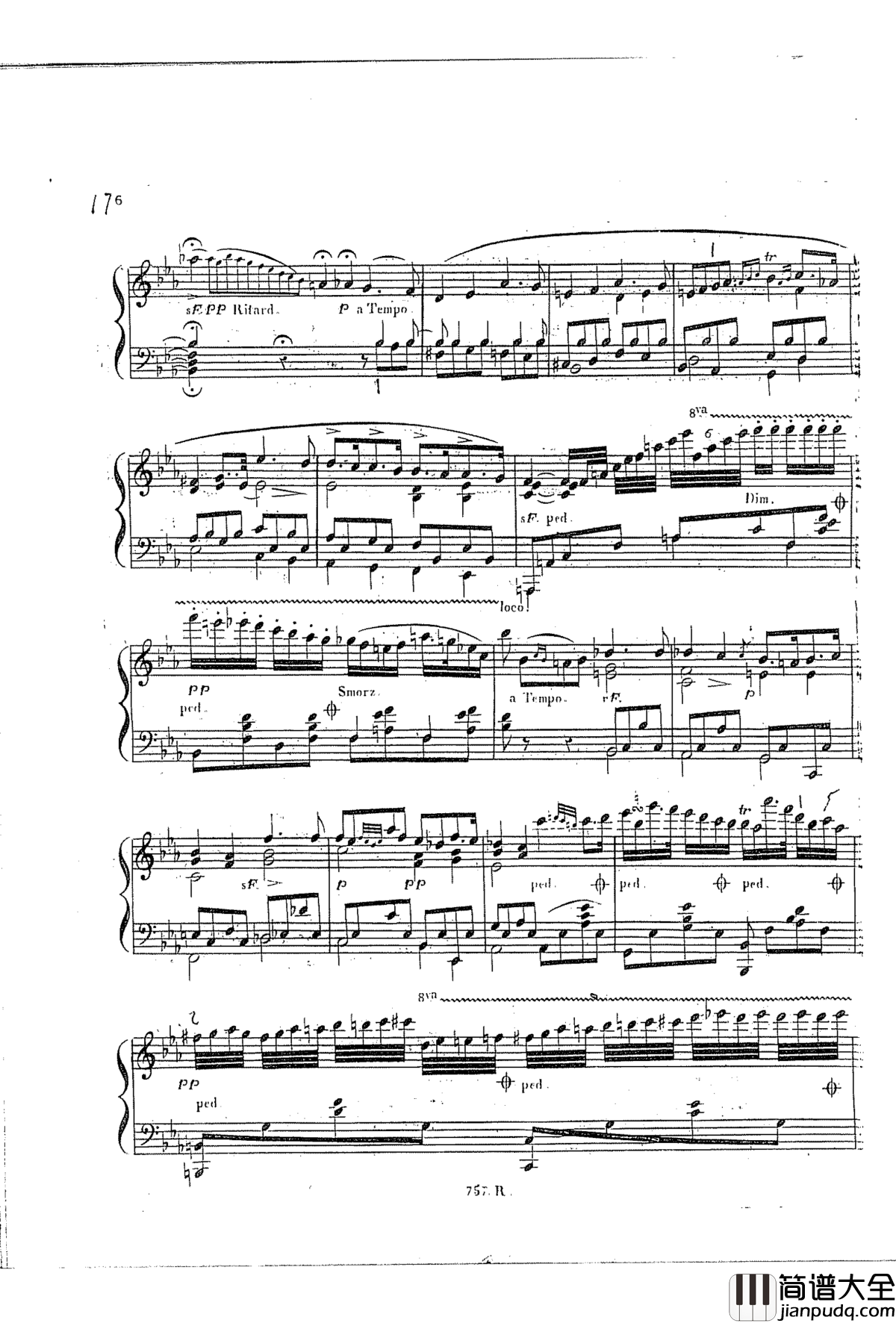 _on_an_original_theme钢琴谱_车尔尼_Czerny_Carl_Czerny_Op.42_No.6