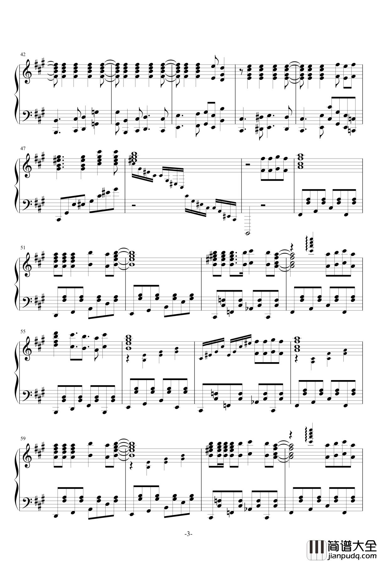 禁绝边境线钢琴谱_超时空要塞Δ_OST_完整版钢琴