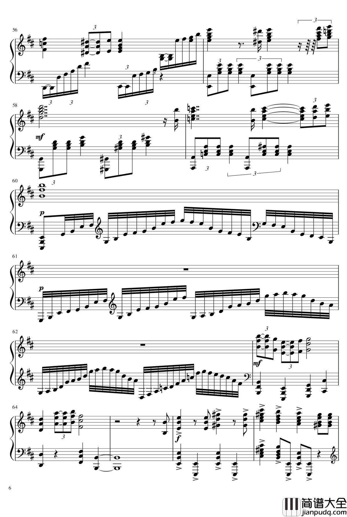 Legend_of_the_Glass_Mountain钢琴谱_马克西姆_Maksim·Mrvica