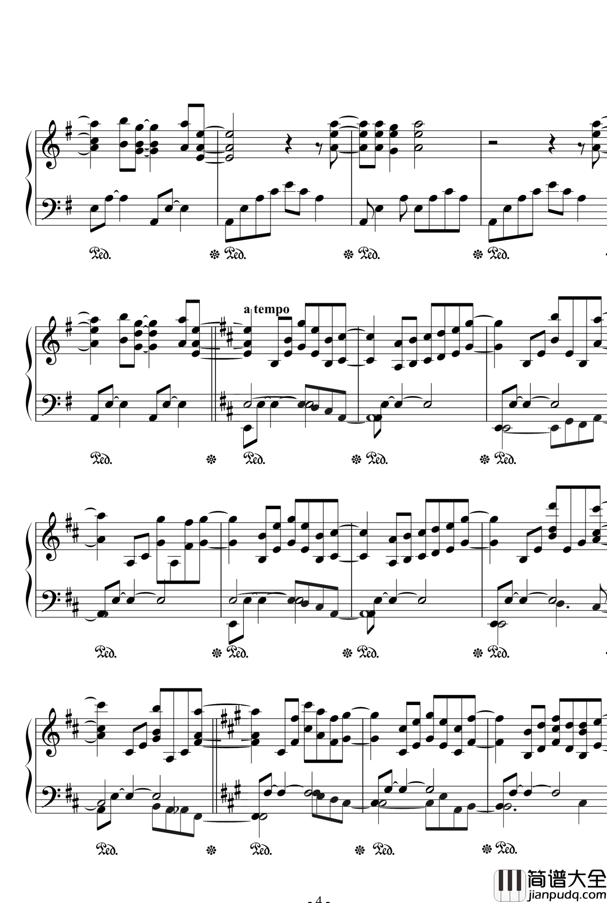 Aqua_Harp钢琴谱_Wayne_Lytle