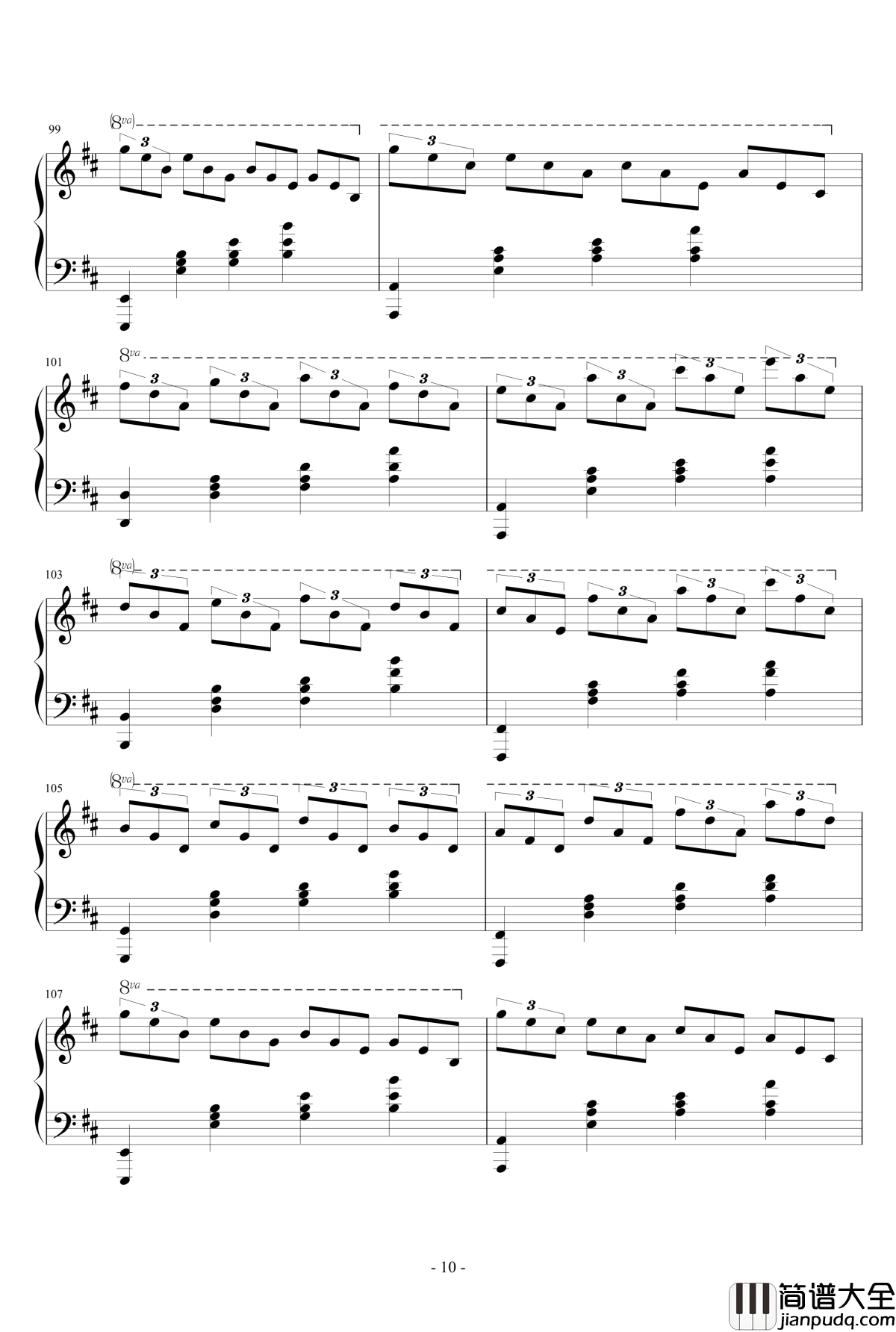 Leisure_Time钢琴谱_指尖的ゝ温柔