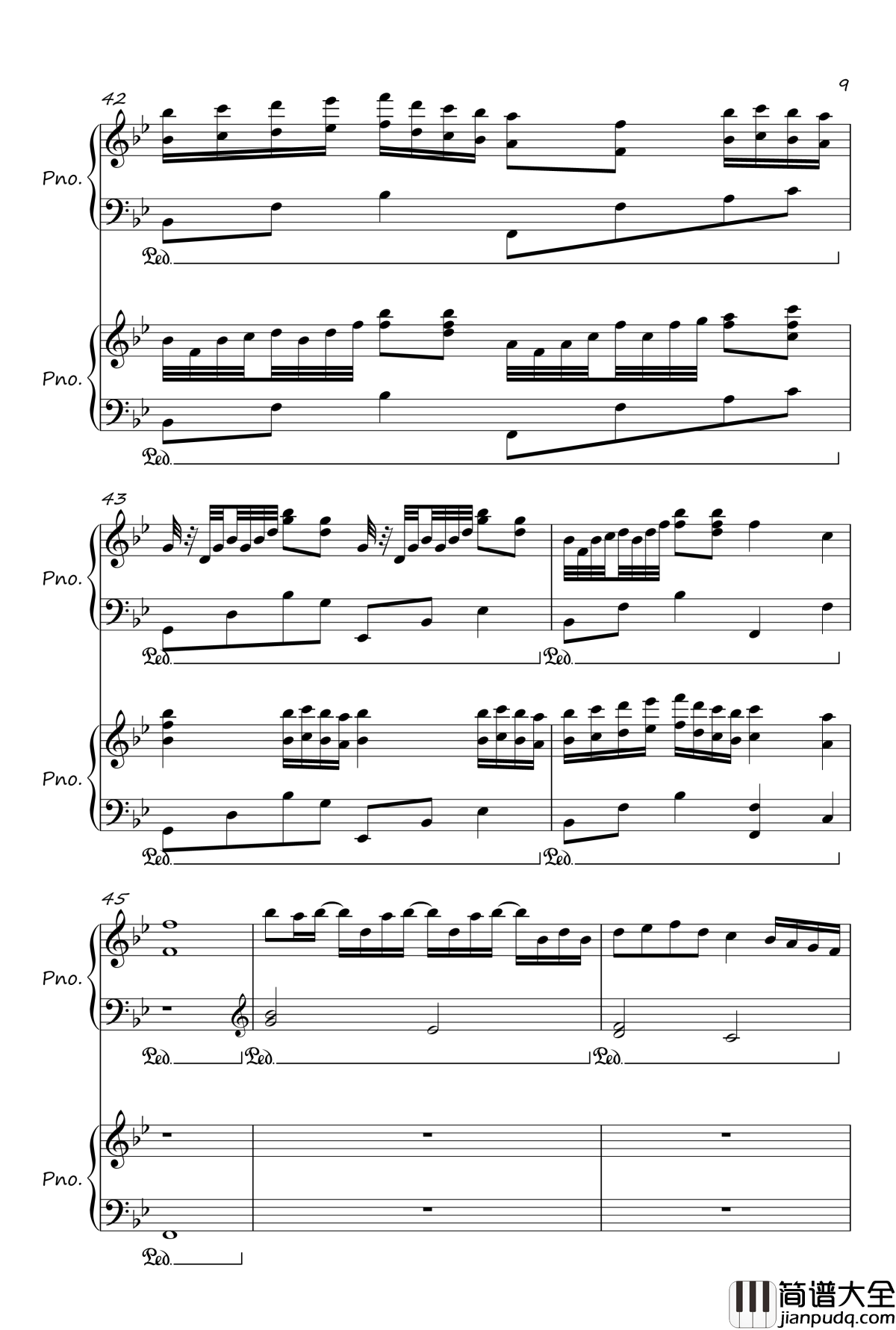 River_Flows_In_You钢琴谱_Yiruma
