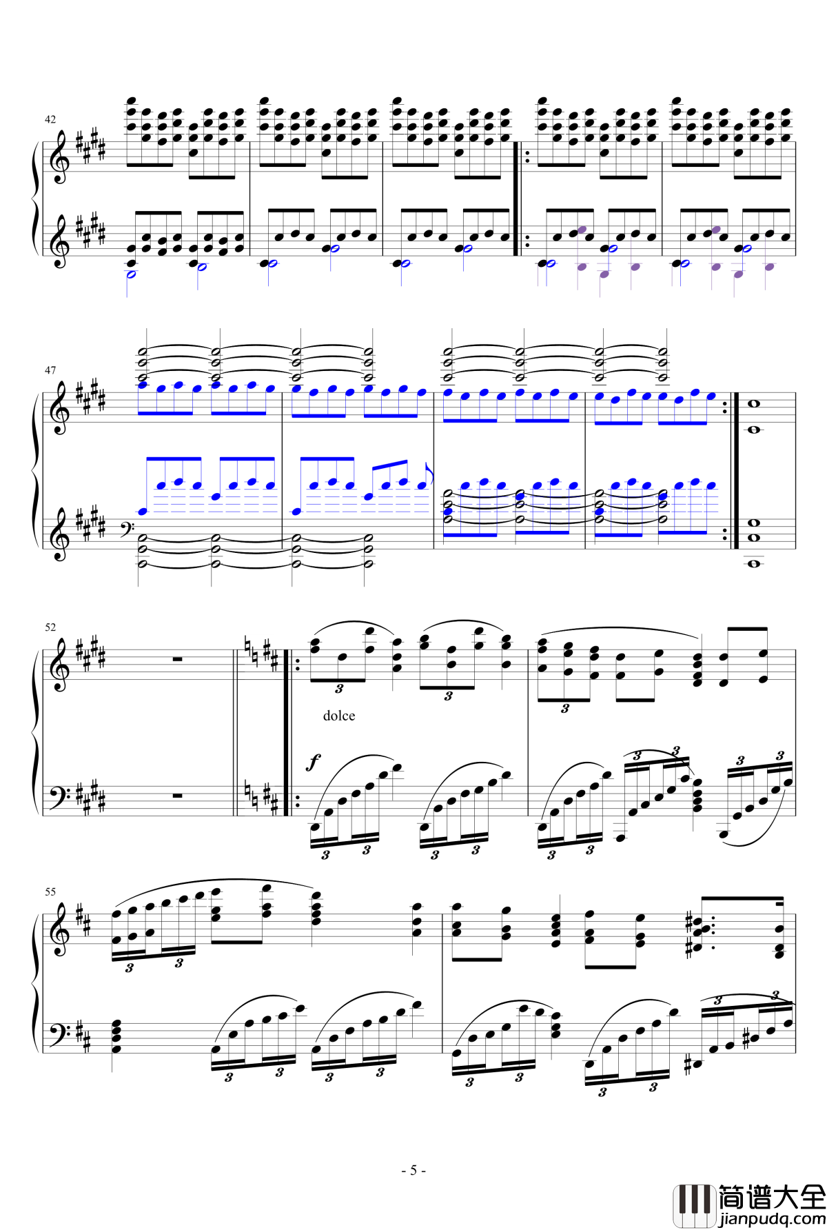For_Debussy's_Fantasy钢琴谱_一个球