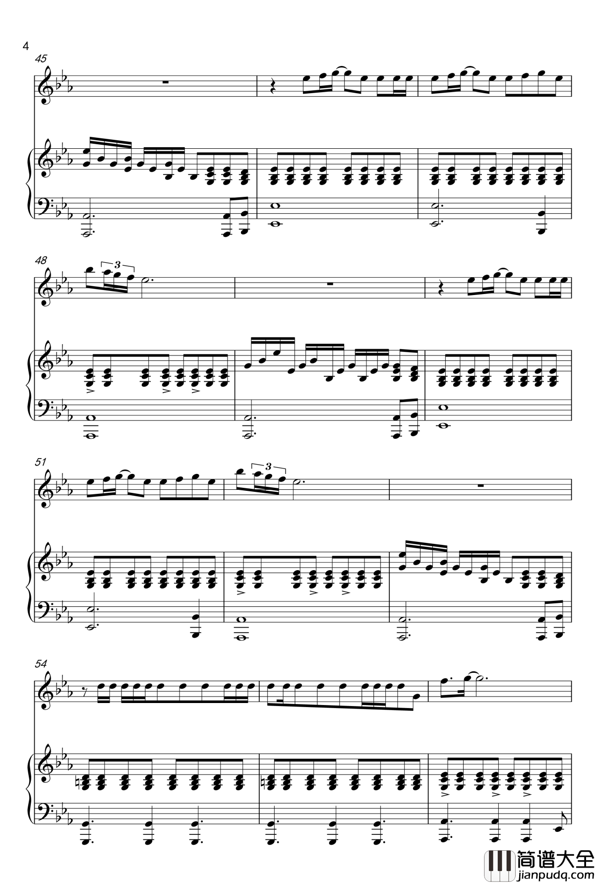 empire_state_of_mind钢琴谱_钢琴伴奏_ALICIA_KEY