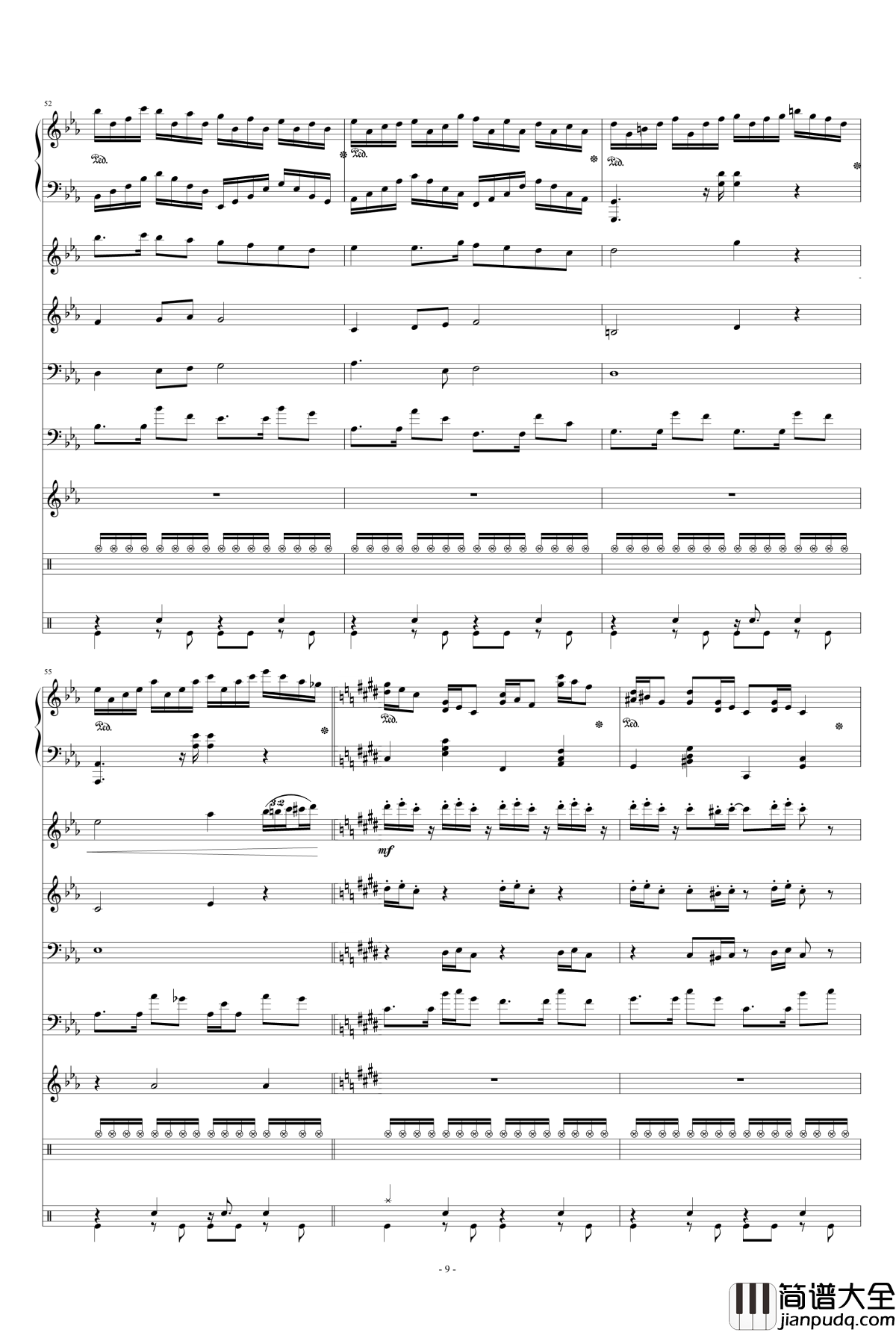 克罗地亚狂想曲钢琴谱_马克西姆_Maksim·Mrvica