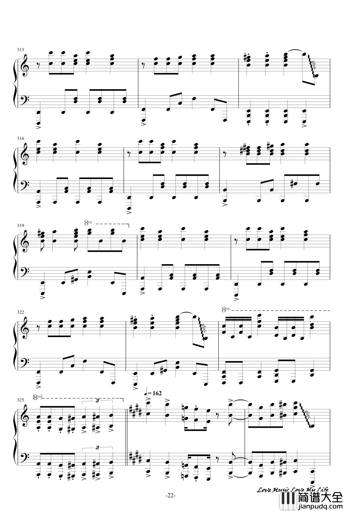 触手猴72首动漫名曲连弹钢琴谱_part_1
