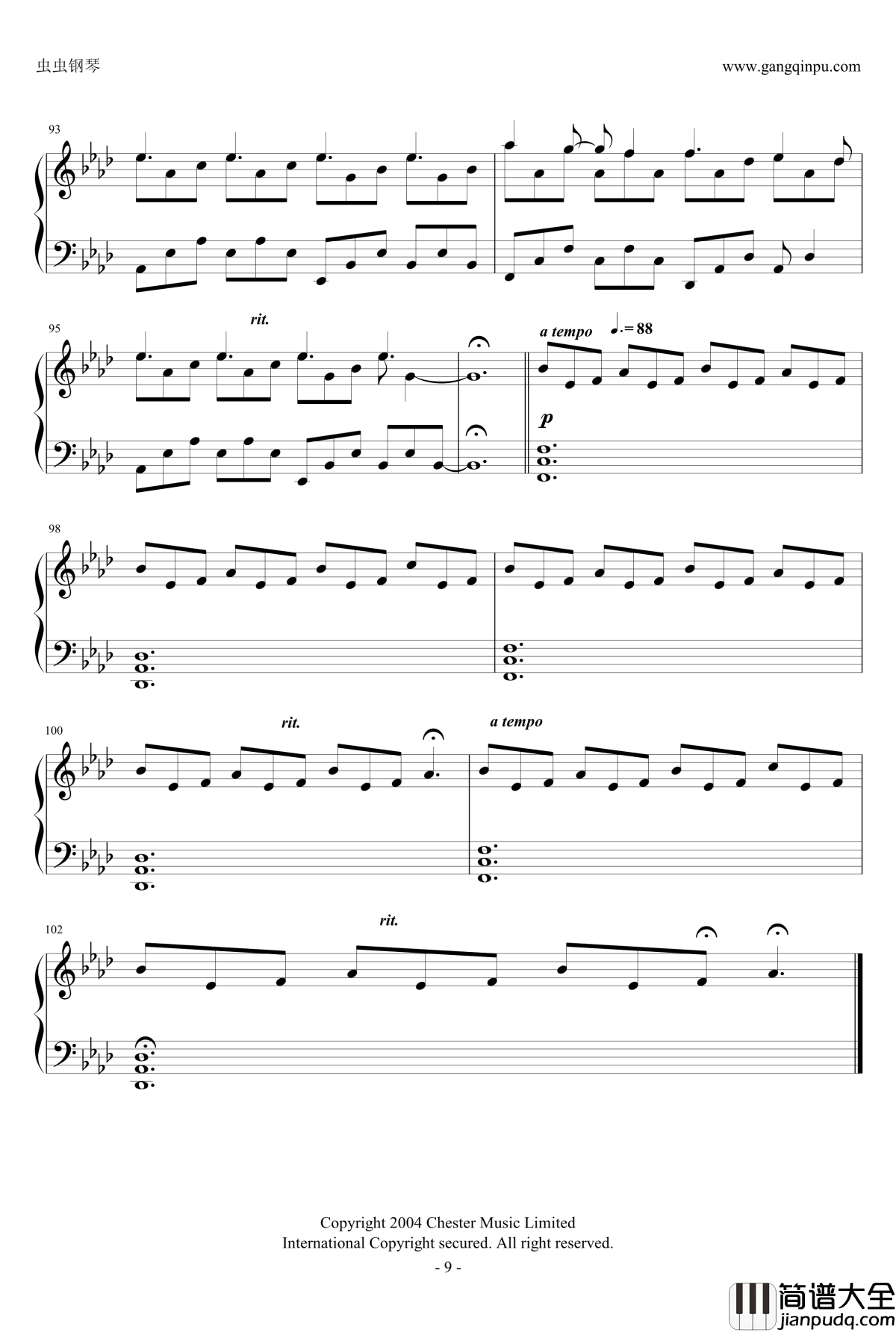 Nuvole_Bianche钢琴谱_Ludovico_Einaudi