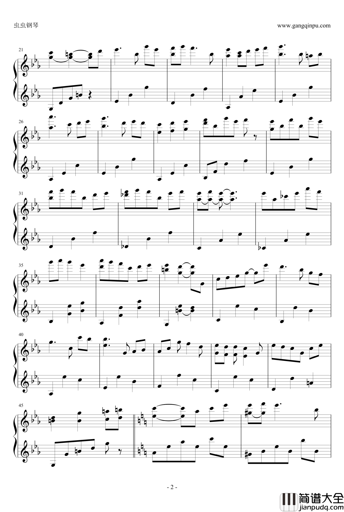 微光钢琴谱_Vega_2014_5_24_Ku.Klux.Klan