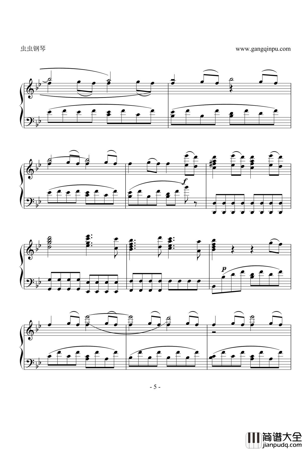 g小调第四十号交响曲钢琴谱_莫扎特