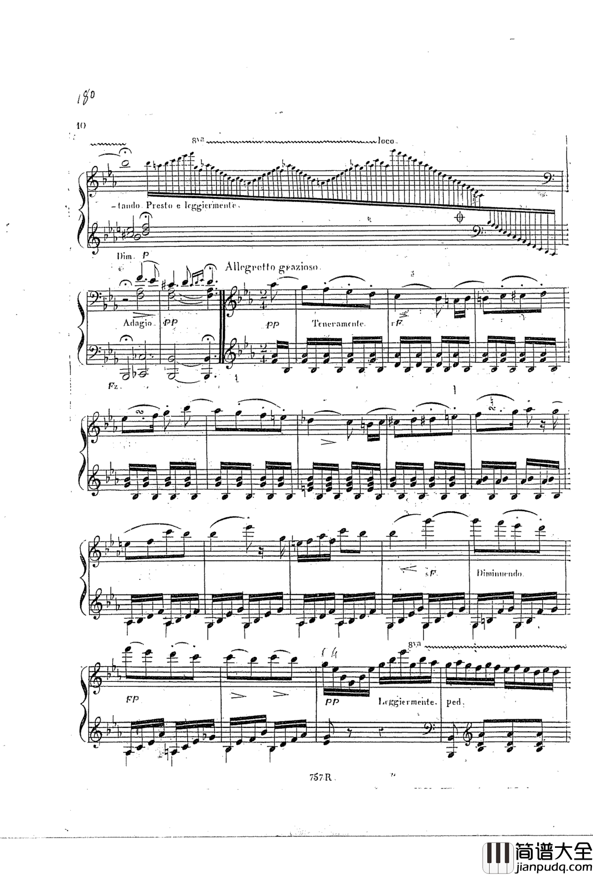 _on_an_original_theme钢琴谱_车尔尼_Czerny_Carl_Czerny_Op.42_No.6
