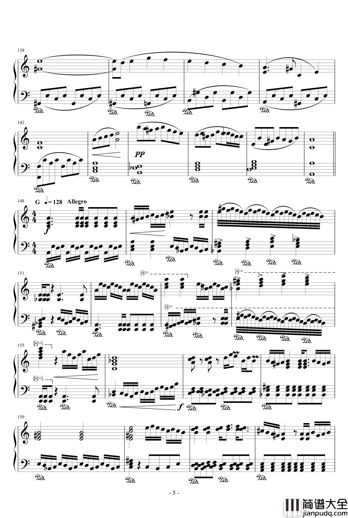 a小调钢琴变奏曲钢琴谱_[秦怡东作曲]_心之音